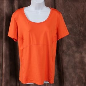 🌼 3/$25 Lucy Orange Athletic short sleeve top